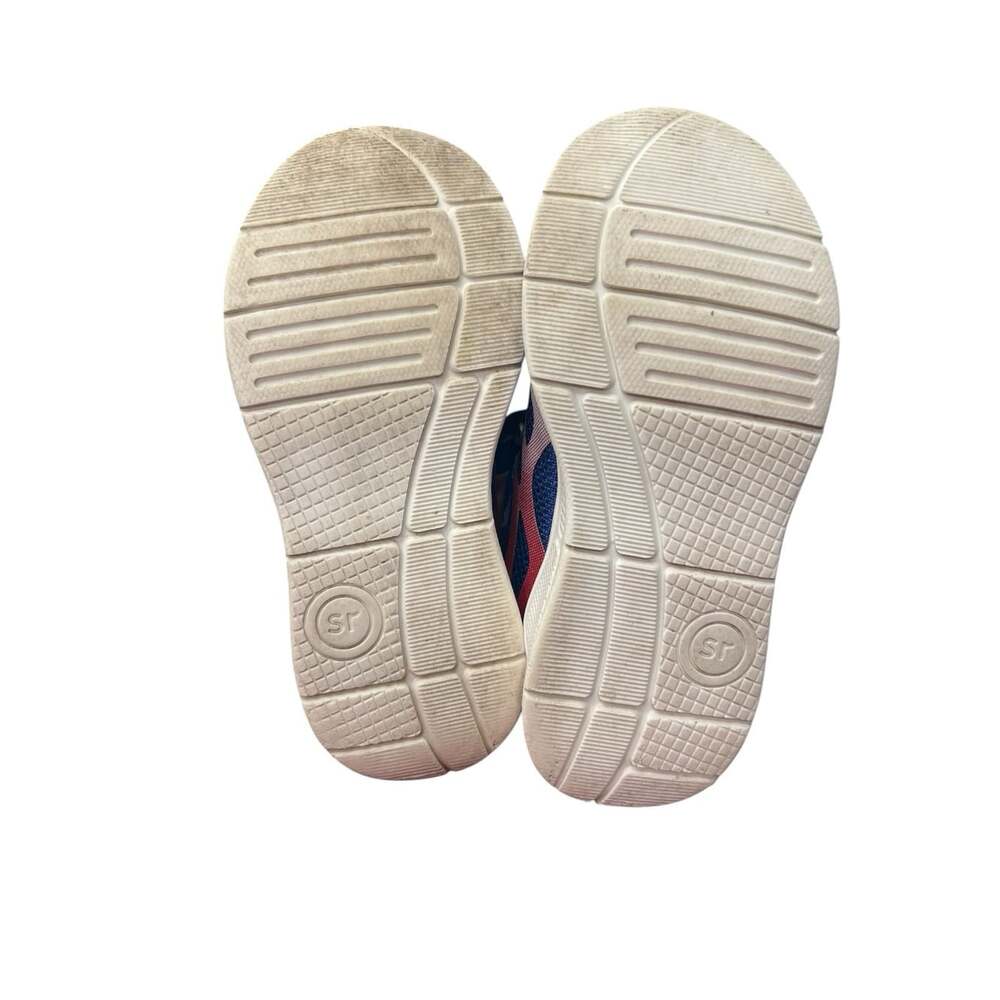 Stride Rite Ryne Sneaker Size 9M Toddler/Little Kids Blue Red White Hook & Loop - Picture 5 of 6